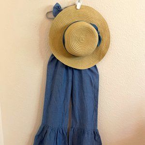 Lightweight Denim Romper Girls size 6-7